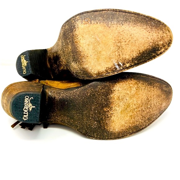 OLD GRINGO Rust Brown Adela Ankle Cowboy Boot Short Bootie 10 Western Cowgirl - Picture 11 of 12